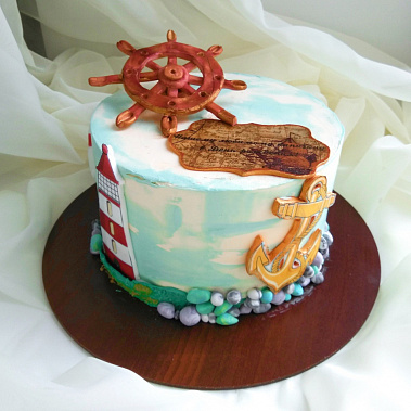 Торт "Нашему капитану" купить - орехово-зуево.сладкоежкин.рф