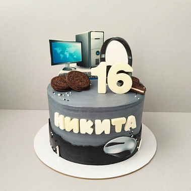 Торт "Компьютер" купить - орехово-зуево.сладкоежкин.рф