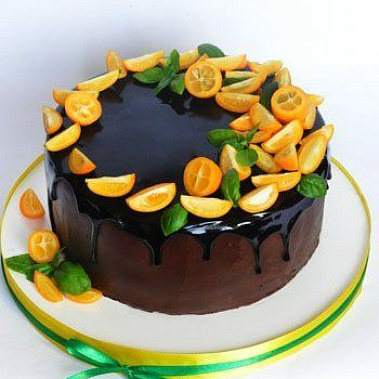 Торт глазурь с дольками купить - орехово-зуево.сладкоежкин.рф