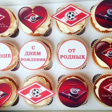 Капкейки "Спартак" купить - орехово-зуево.сладкоежкин.рф
