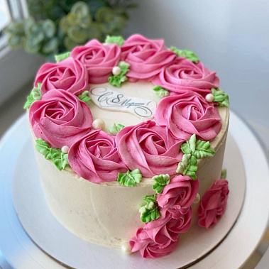 "Розовый венок" купить - орехово-зуево.сладкоежкин.рф