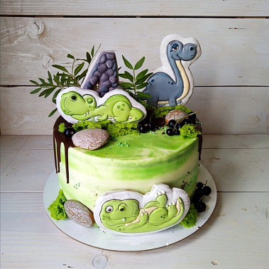 Торт "Динозавры" купить - орехово-зуево.сладкоежкин.рф